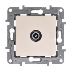 Розетка TV преходна 15dB без крачета цвят крем Niloe Legrand /до изчерпване/