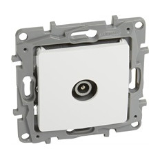 Розетка TV крайна 10dB цвят Бял Niloe Legrand