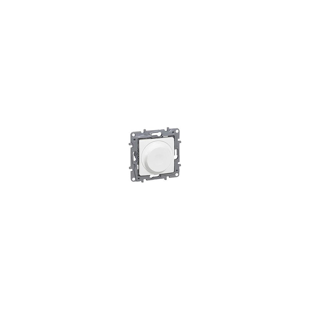 РОТАТИВЕН ДИМЕР 5-75W LED ИЛИ 5-300VA ВСИЧКИ ТОВАРИ, ЦВЯТ БЯЛ, СЕРИЯ NILOE