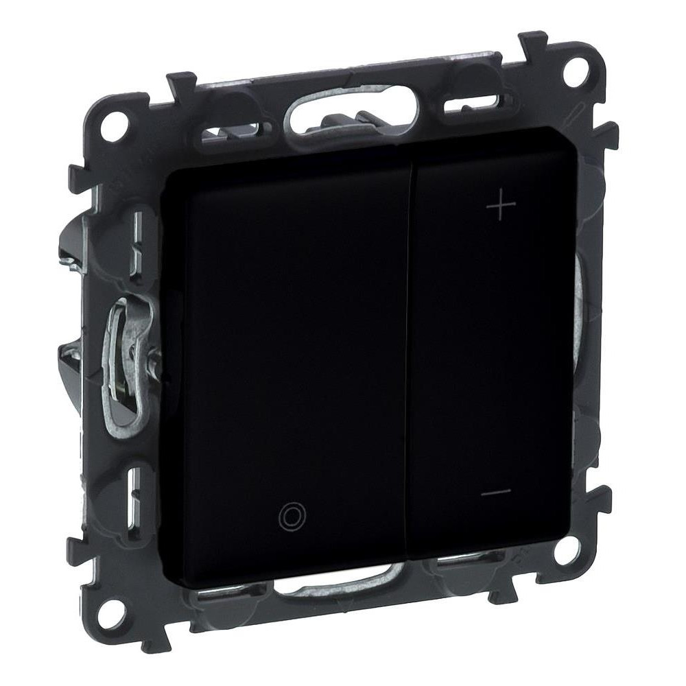 Димер бутонен R3-400W L3-400VA LED3-125VA цвят черен Valena Life Legrand