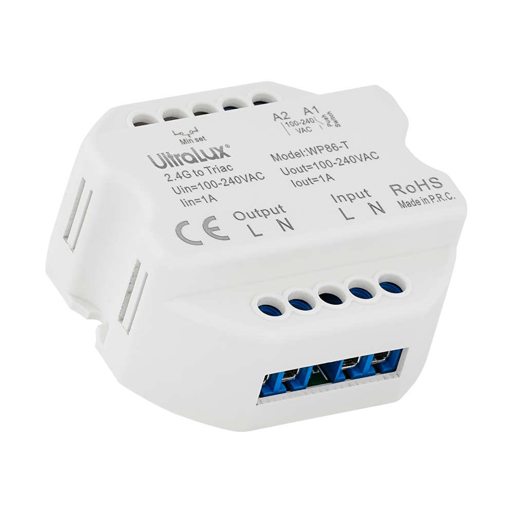 SMART 2.4G RF TRIAC ДИМЕР, 1A, 220W, 220-240VAC