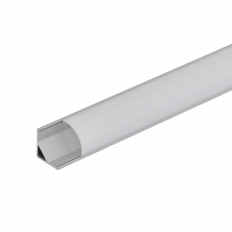 АЛУМИНИЕВ ПРОФИЛ ЗА LED ЛЕНТА, ЗА ОТКРИТ МОНТАЖ, ЪГЛОВ, 3М