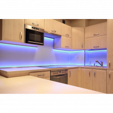 КОМПЛЕКТ RGB СВЕТОДИОДНО ОСВЕТЛЕНИЕ 12W, 220V, ДИМИРАЩО