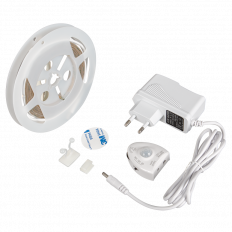 LED ОСВЕТЛЕНИЕ ЗА ЛЕГЛО СЪС СЕНЗОР, 3W/M, 30LED/M, 4000K - 2М