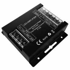 УСИЛВАТЕЛ ЗА RGB LED ЛЕНТА 3X10A, 360W (12V DC), 12-24V DC