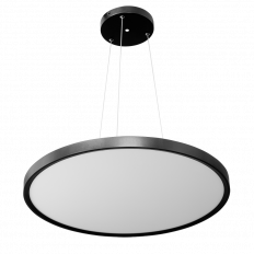 LED SLIM ПЛАФОНИЕРА, ЧЕРНА, 40W, 3000K/4000K/6000K, 220V-240V AC, IP20