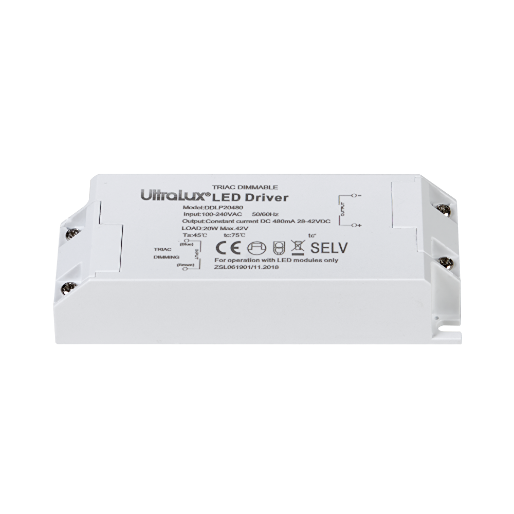 ДИМИРАЩ TRIAC ДРАЙВЕР ЗА LED ОСВЕТЛЕНИЕ 20W 480MA