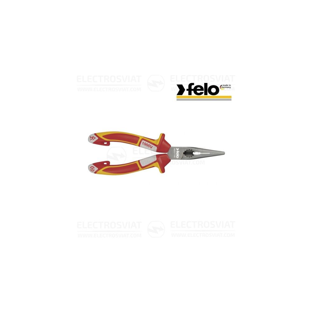 КЛЕЩИ ТЕЛЕФОННИ /РАДИО/ ПРАВИ FELO 1000V 170 MM