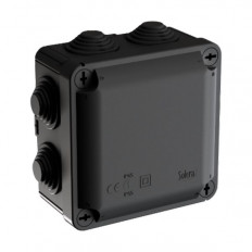 РАЗКЛОНИТЕЛНА КУТИЯ SOLERA YBOX 100x100x55MM, IP55, ЧЕРЕН