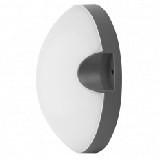 LED ПЛАФОНИЕРА КРЪГ, СИВА, 11W, 4000K, 220-240V AC, НЕУТРАЛНА СВЕТЛИНА, IP54