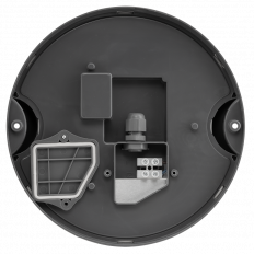 LED ПЛАФОНИЕРА КРЪГ, СИВА, 11W, 4000K, 220-240V AC, НЕУТРАЛНА СВЕТЛИНА, IP54