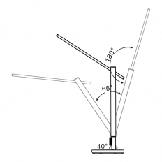 LED ДИМИРАЩА НАСТОЛНА ЛАМПА 12W, 3000K/4000K/6000K, 220-240V AC