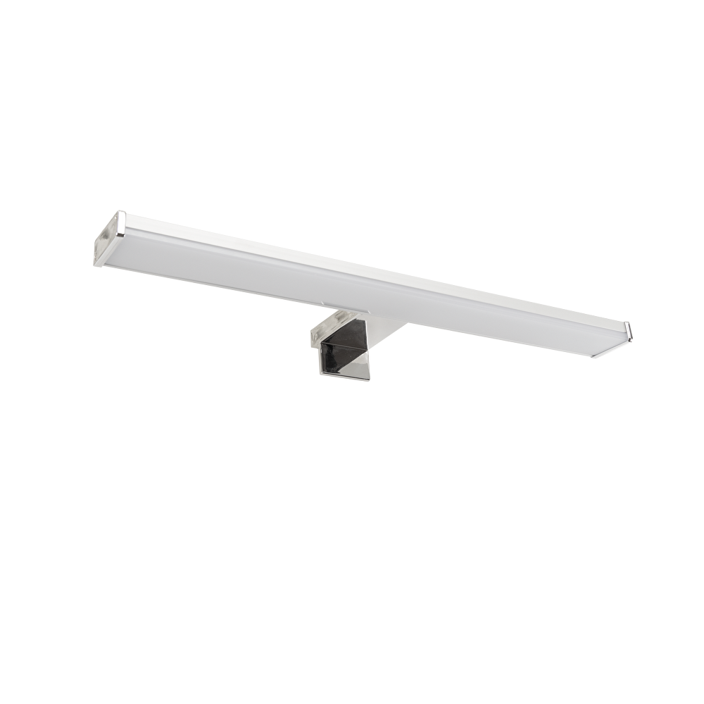 LED ОСВЕТИТЕЛНО ТЯЛО ЗА БАНЯ – ЗА ОГЛЕДАЛО, СТЕНА И ШКАФ, 8W, 4000К, ХРОМ, IP44