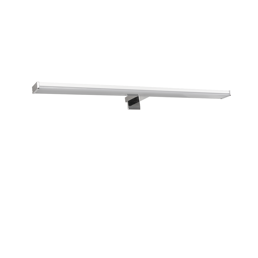 LED ОСВЕТИТЕЛНО ТЯЛО ЗА БАНЯ – ЗА ОГЛЕДАЛО, СТЕНА И ШКАФ, 12W, 4000К, ХРОМ, IP44