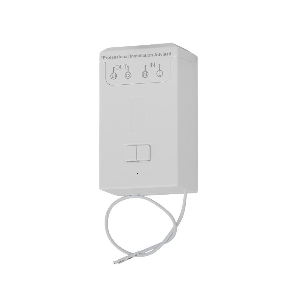 RF КИНЕТИЧЕН ДВУКАНАЛЕН КОНТРОЛЕР, 220-240V AC, IP20 RF КИНЕТИЧЕН ДВУКАНАЛЕН КОНТРОЛЕР, 220-240V AC, IP20