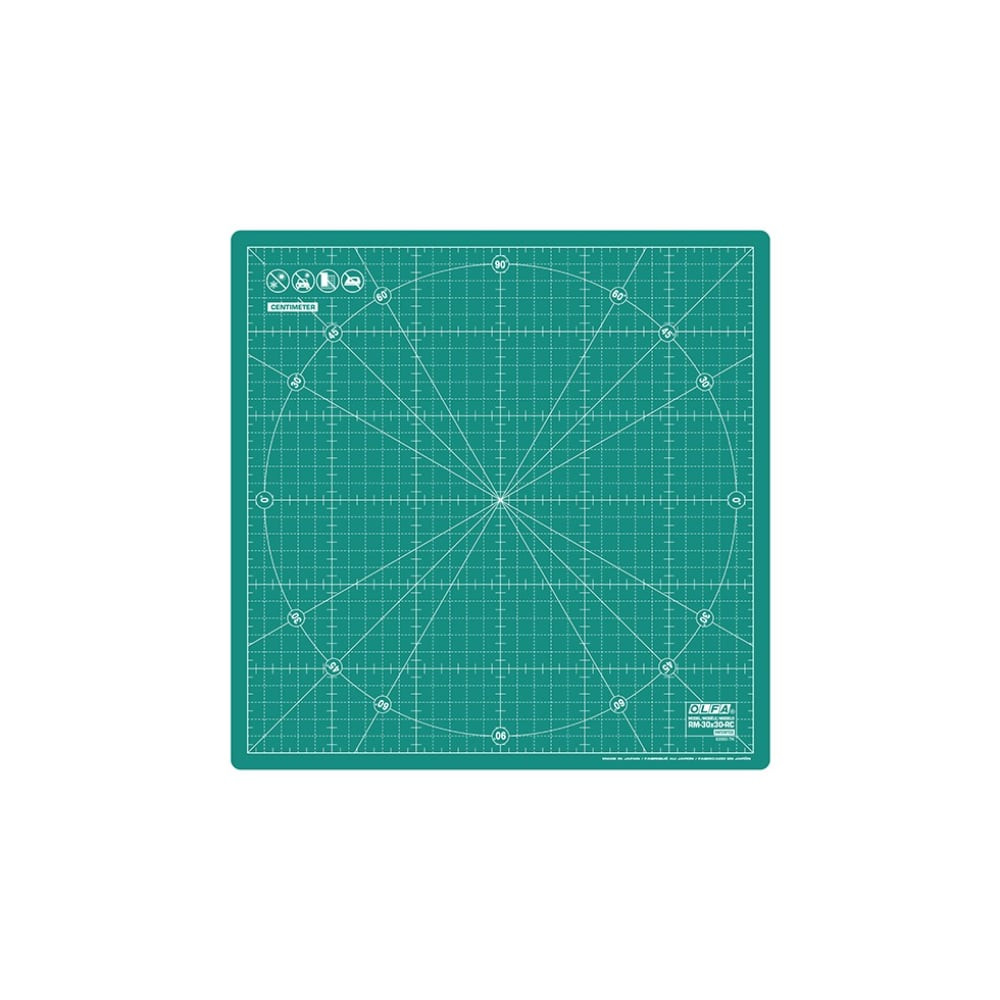 Подложка за рязане въртяща, OLFA RM 30X30 RC, 300 x 300 mm Подложка за рязане въртяща, OLFA RM 30X30 RC, 300 x 300 mm