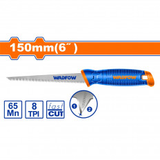 Трион за гипсокартон WADFOW, 8 TPI, 150 мм