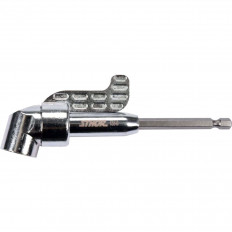 Адаптер за битове, ъглов, Sthor 1/4", 130 мм