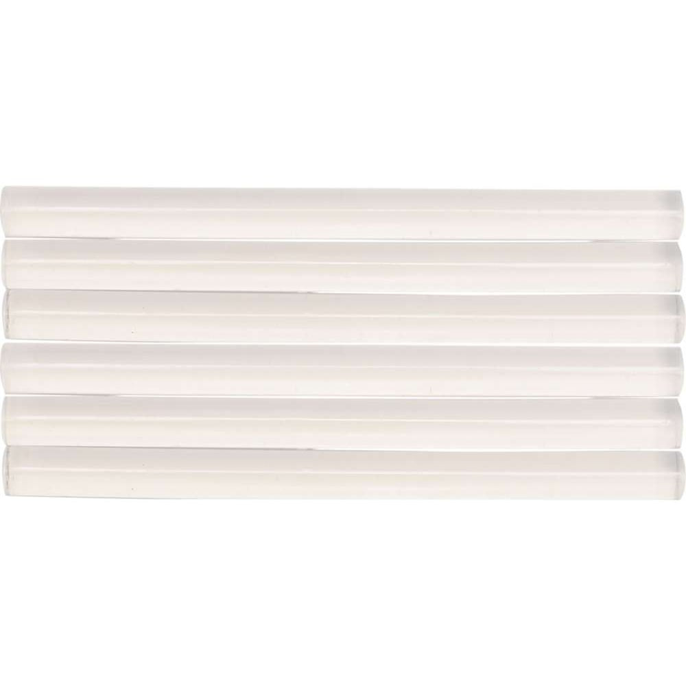 Силиконови пръчки за топло лепене, прозрачни, Ø 11.2 x 100 mm, 6 броя
