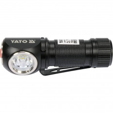 LED челник-фенер YATO, Li-Ion 3.7 V 700 mAh, 350 lm