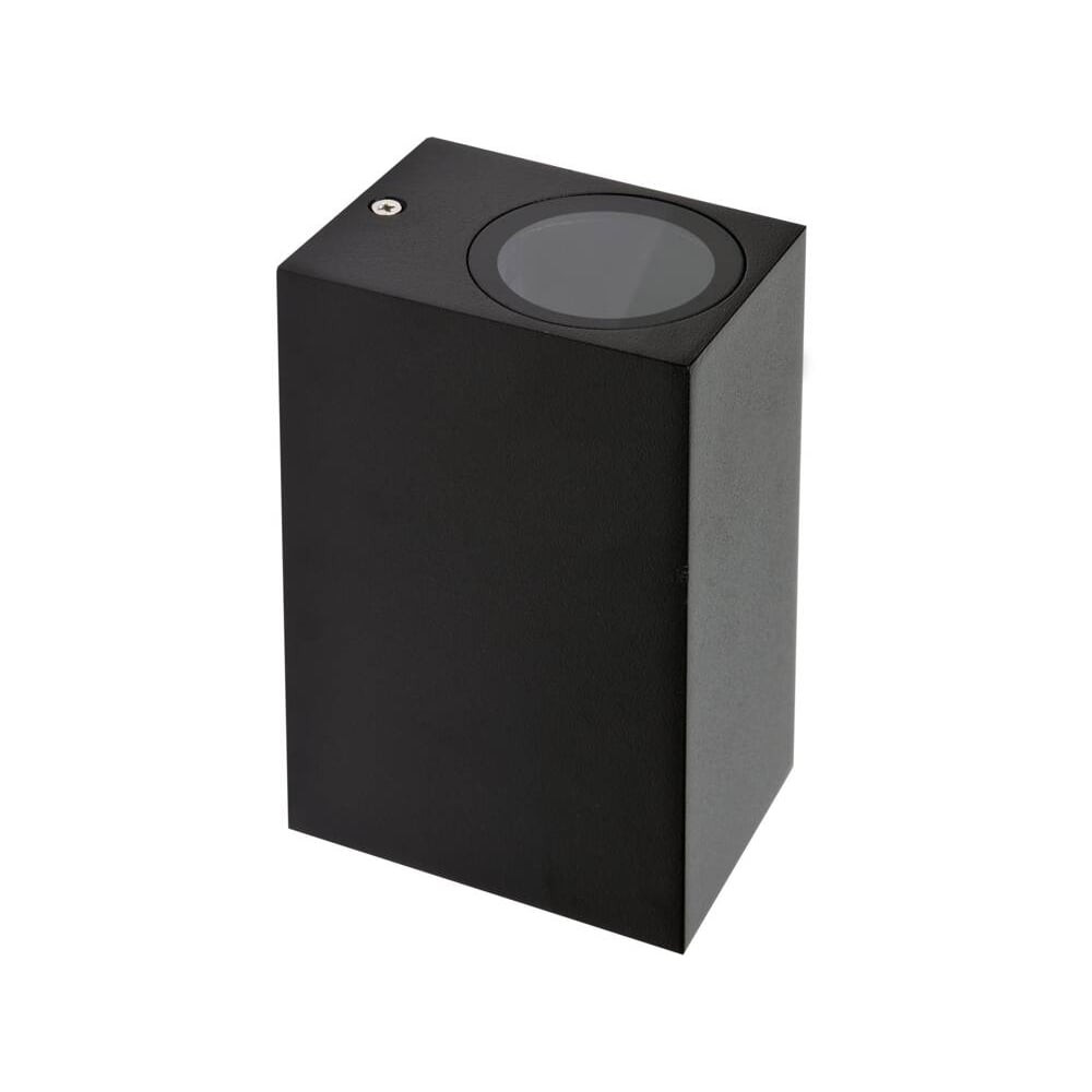 Външна стенна LED лампа YATO YT 81903, 35 W, 2 x GU10, IP44, черна Външна стенна LED лампа YATO YT 81903, 35 W, 2 x GU10, IP44, черна