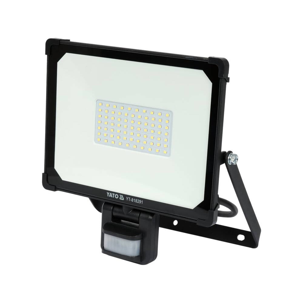 LED прожектор със сензор YATO, 50 W, 4750 lm LED прожектор със сензор YATO, 50 W, 4750 lm