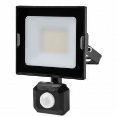 LED SLIM ПРОЖЕКТОР С PIR СЕНЗОР, 220V-240V AC, 30W, 4000K, IP44, 120, 3000LM