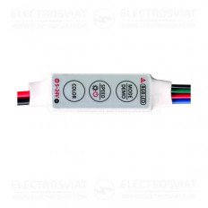 МИНИ КОНТРОЛЕР ЗА RGB LED ЛЕНТА, 6A, 5-24V DC, 72W /ДО ИЗЧЕРПВАНЕ/