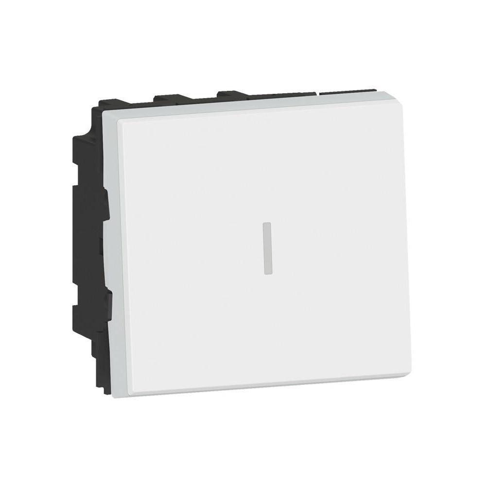 Кръстат ключ 2 мод. цвят бял Easy-Led Mosaic NEW Legrand