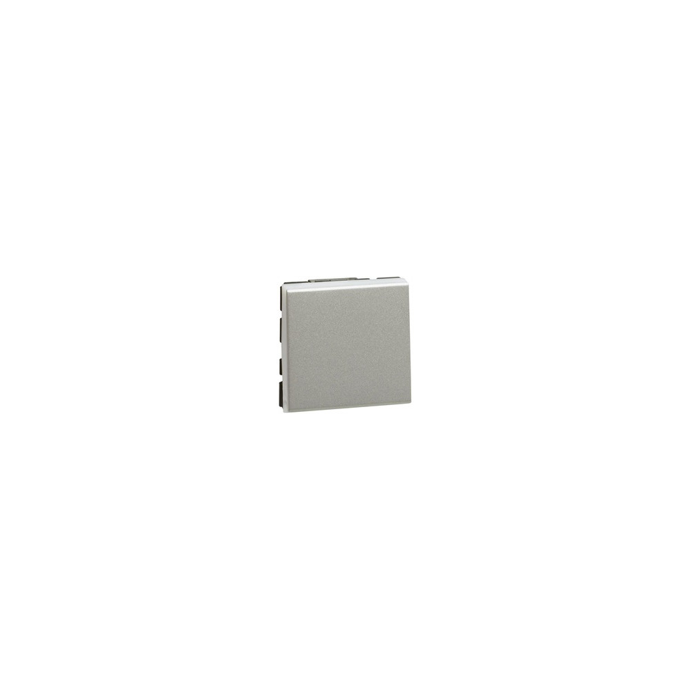 Девиаторен ключ 2 мод. цвят алуминий Easy-Led Mosaic NEW Legrand