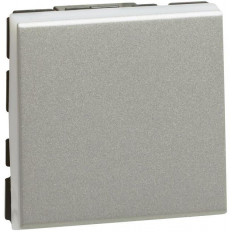 Девиаторен ключ 2 мод. цвят алуминий Easy-Led Mosaic NEW Legrand