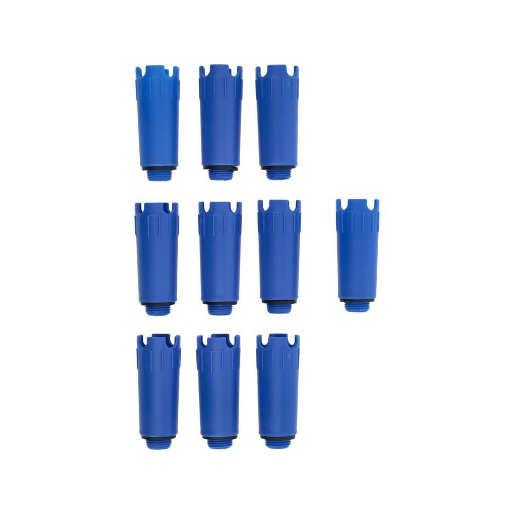 Тапа за тръби с резба VOREL, 1/2", синя, 10 броя Тапа за тръби с резба VOREL, 1/2", синя, 10 броя