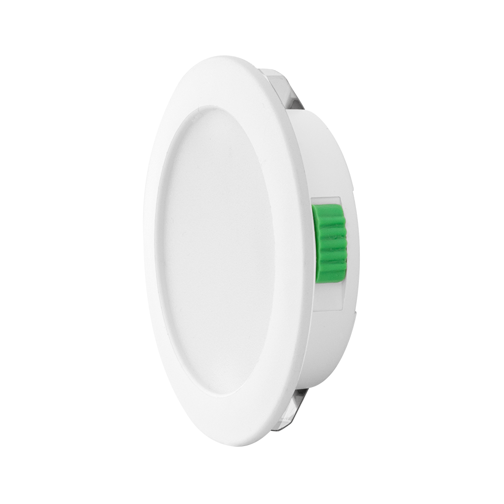 МЕБЕЛНА LED ЛУНА ЗА ВГРАЖДАНЕ, КРЪГ, 4W, 3000K/4000K/6500K, 12V DC, IP44, БЯЛА