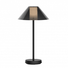 LED ДИМИРАЩА ПРЕЗАРЕЖДАЕМА НАСТОЛНА ЛАМПА 1.5W, 3000K, IP44, ЧЕРНА