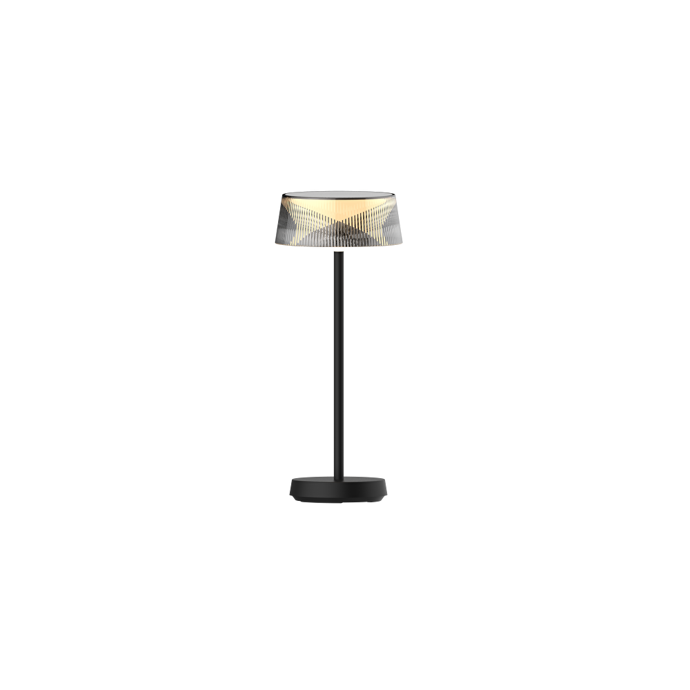 LED ДИМИРАЩА ПРЕЗАРЕЖДАЕМА НАСТОЛНА ЛАМПА 2.3W, 3000K, IP44, ЧЕРНА