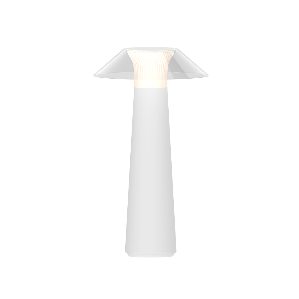 LED ДИМИРАЩА ПРЕЗАРЕЖДАЕМА НАСТОЛНА ЛАМПА 1.6W, 3000K, IP44, БЯЛА