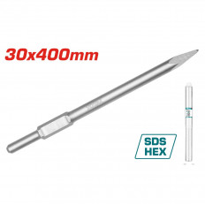 Длето конусно TOTAL, SDS HEX, 30 x 400 мм