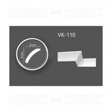 ИНТЕРИОРЕН ПРОФИЛ ЗА ИНДИРЕКТНО ОСВЕТЛЕНИЕ - VK-110 - 2M