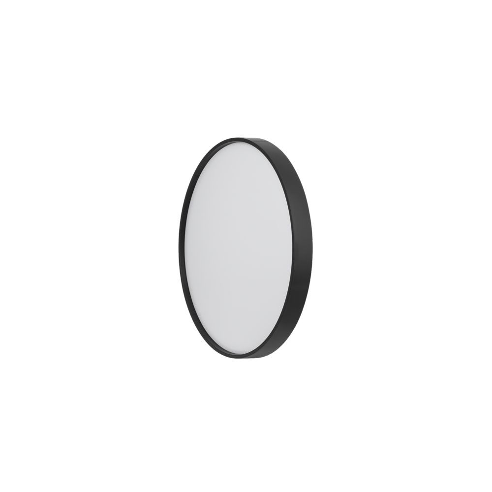 LED CCT ПЛАФОНИЕРА, ЧЕРЕН, 12W, 3000K/4000K/6500К, 220-240V AC, КРЪГ, IP20