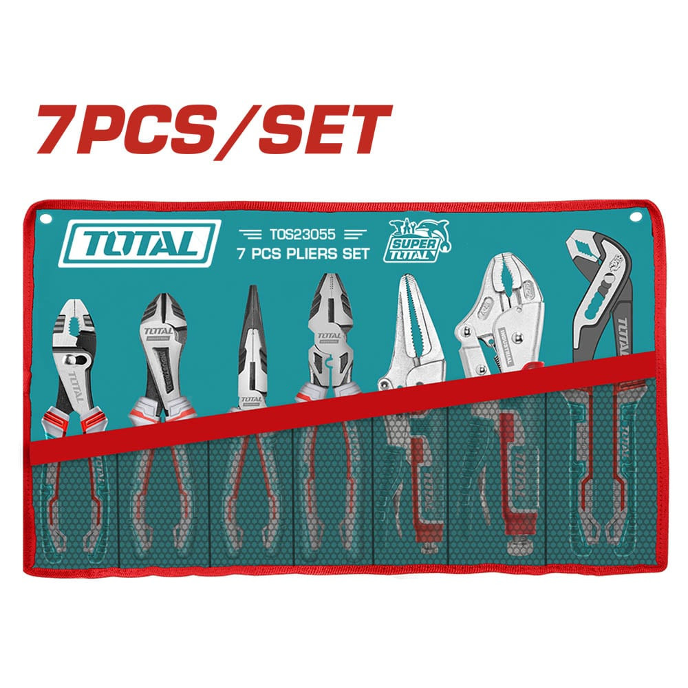 Комплект клещи TOTAL, 7 части Комплект клещи TOTAL, 7 части