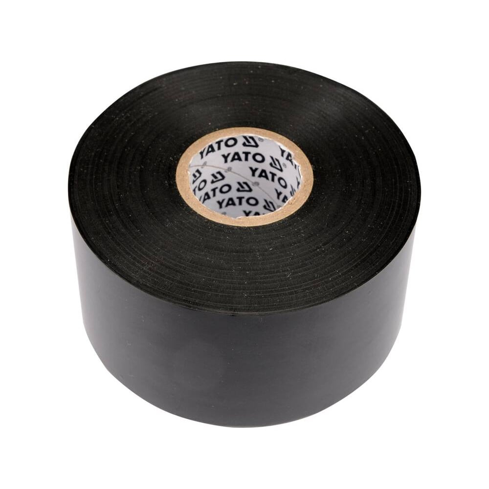 Самозалепваща PVC лента YATO, 50 мм x 33 м, черен Самозалепваща PVC лента YATO, 50 мм x 33 м, черен