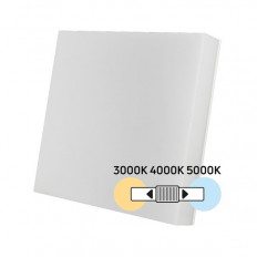 LED ПЛАФОНИЕРА 18W/24W/30W, CCT 3000K/4000K/5000K, 220V-240V AC, IK08, БЯЛА, КВАДРАТ, IP54