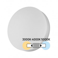 LED ПЛАФОНИЕРА 18W/24W/30W, CCT 3000K/4000K/5000K, 220V-240V AC, IK08, БЯЛА, КРЪГ, IP54