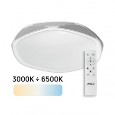 LED ДИМИРАЩА CCT ПЛАФОНИЕРА С ДИСТАНЦИОННО УПРАВЛЕНИЕ, БЯЛА, MAX - 72W, 3000K-6500К, 220-240V AC, КРЪГ, IP20