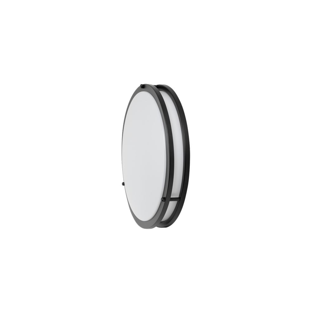 ДЕКОРАТИВНА LED ПЛАФОНИЕРА 18W, 4200K, 220-240V AC, ЧЕРНА, КРЪГ, IP20