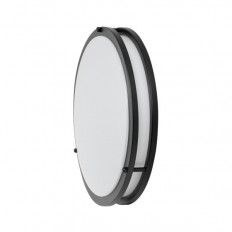 ДЕКОРАТИВНА LED ПЛАФОНИЕРА 24W, 4200K, 220-240V AC, ЧЕРНА, КРЪГ, IP20