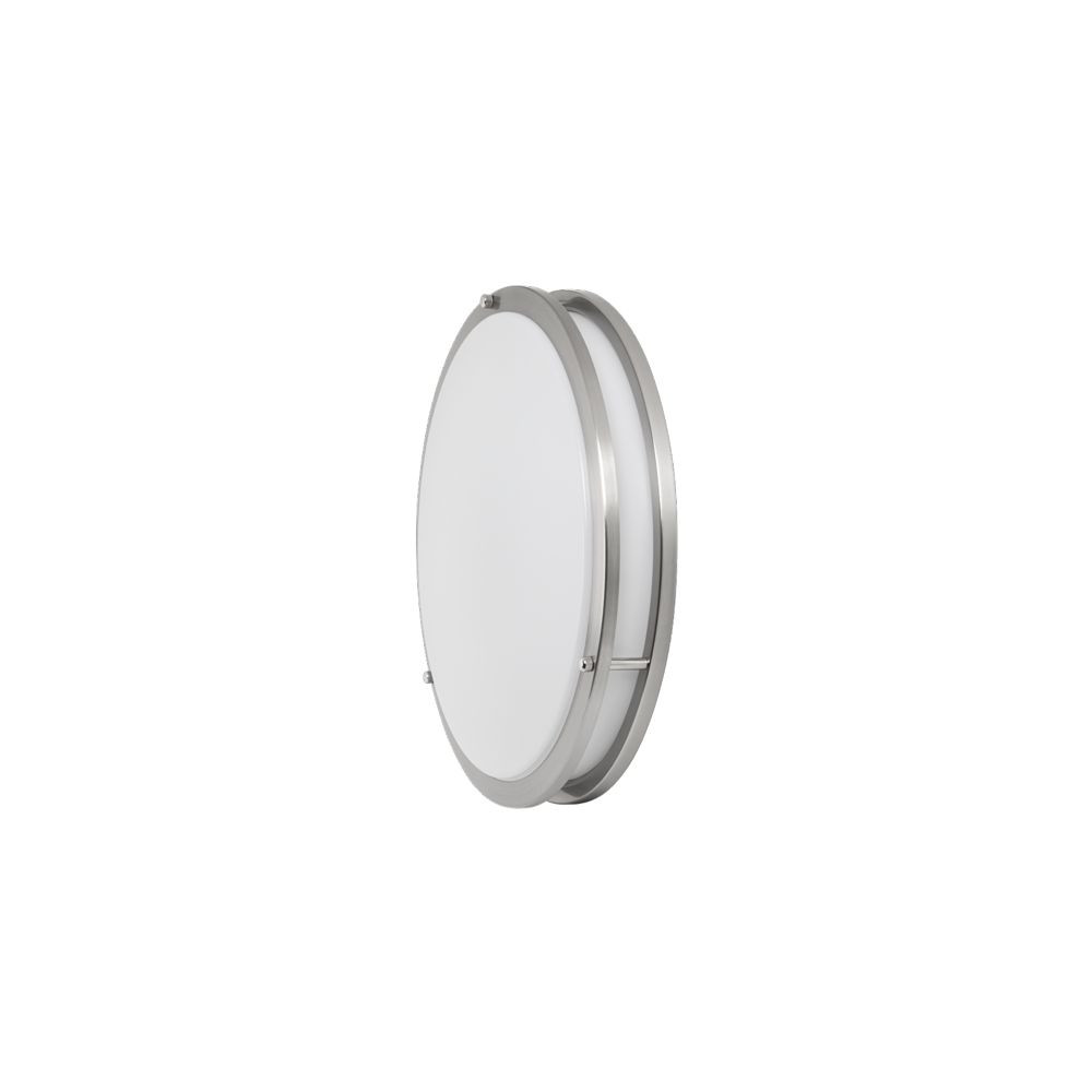 ДЕКОРАТИВНА LED ПЛАФОНИЕРА 36W, 4200K, 220-240V AC, САТИНИРАН НИКЕЛ, КРЪГ, IP20
