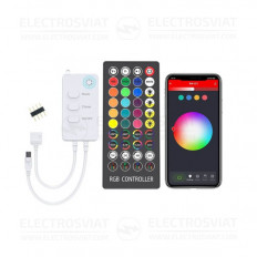 WiFi МУЗИКАЛЕН RGB КОНТРОЛЕР С ДИСТАНЦИОННО ЗА ЛЕД ЛЕНТА 12-24V DC, 120W