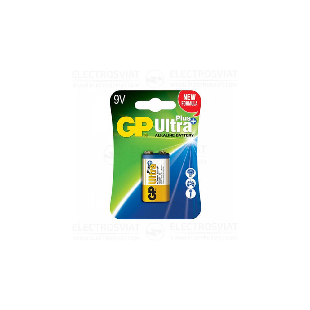 БАТЕРИЯ-GP-ULTRA PLUS ALKALINE-9V БАТЕРИЯ-GP-ULTRA PLUS ALKALINE-9V