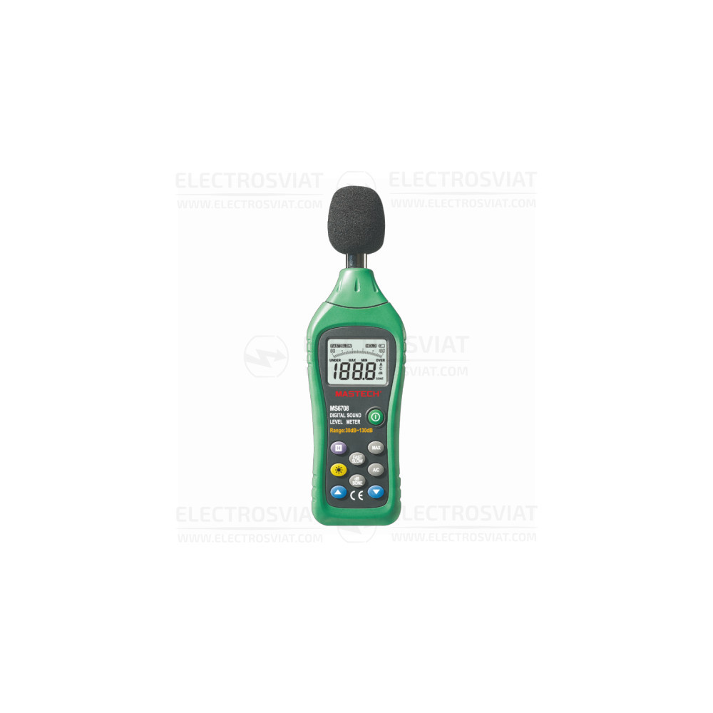 УРЕД ЗА ИЗМЕРВАНЕ НИВОТО НА ЗВУКА, 30DB - 130DB, MS6708